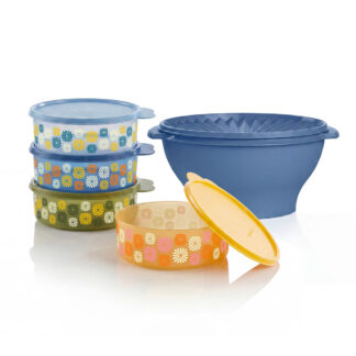 Tupperware® 80th Anniversary Salad Set | Serving Bowls | 5‑Piece Set