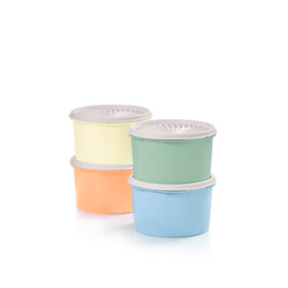Vintage Small Decorator Canisters (Dreamy Pastels)