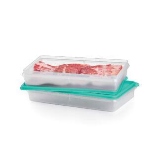 Tupperware® Snack-Stor Jr. Containers | Bacon Storage | Set of 2 with Lids