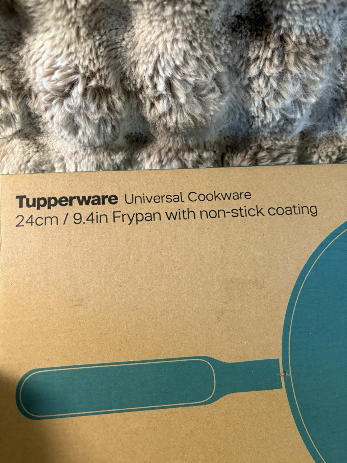 Tupperware Universal Cookware 24cm 9.4” Non-Stick Frypan with Glass Cover NIB - Image 3