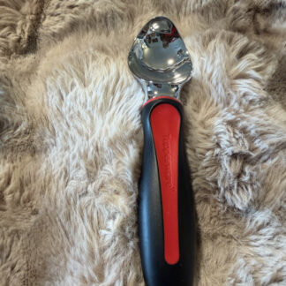 Tupperware Ergologics Ice Cream Scoop Black Red Stainless Steel