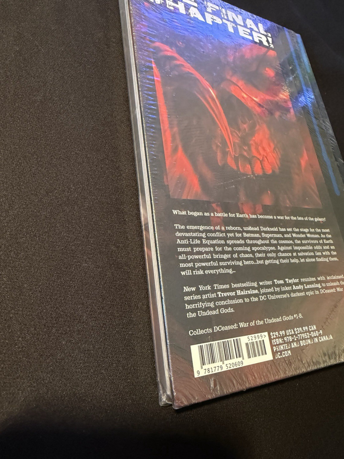 DCeased War of the Undead Gods HC Sealed Tom Taylor DC Hardcover - Image 3