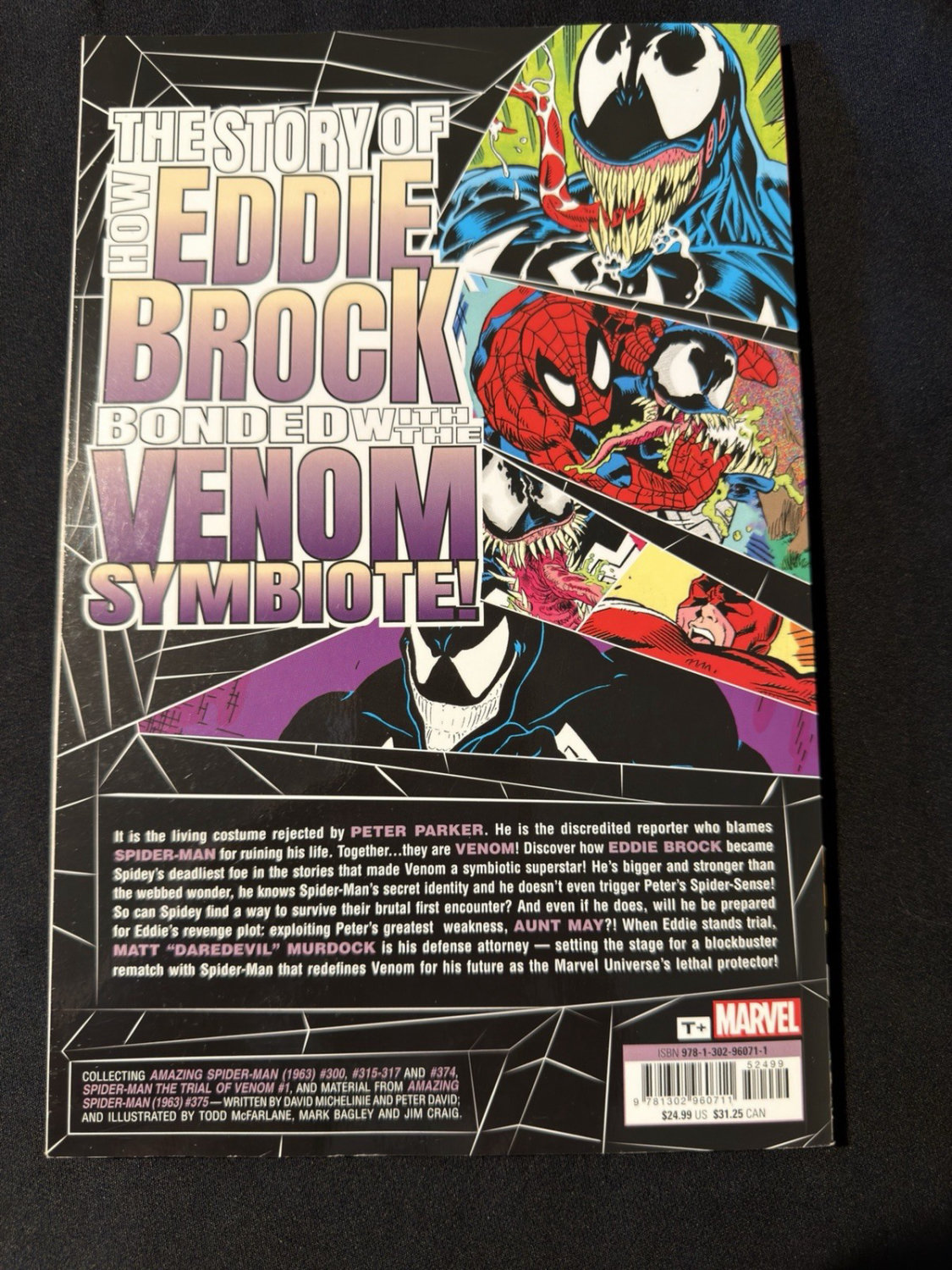 Venom The Saga of Eddie Brock TPB Marvel Spider-Man ASM #300 Collection - Image 3