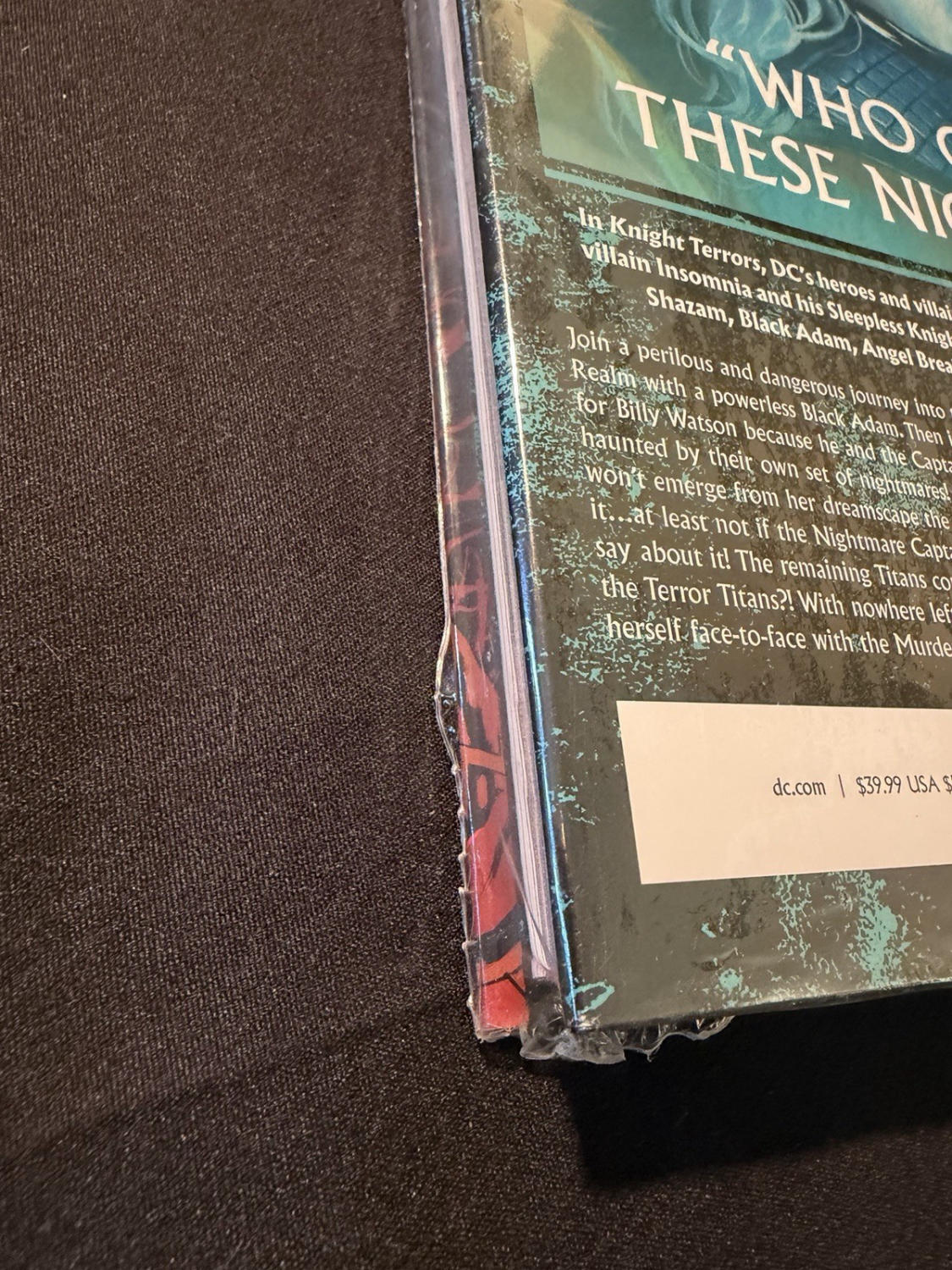 Knight Terrors Terror Titans HC DC Hardcover Partial Wrap - Image 5