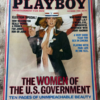 PLAYBOY NOVEMBER 1980 ELECTION SPECIAL W/CENTERFOLD VERY GOOD CONDITION