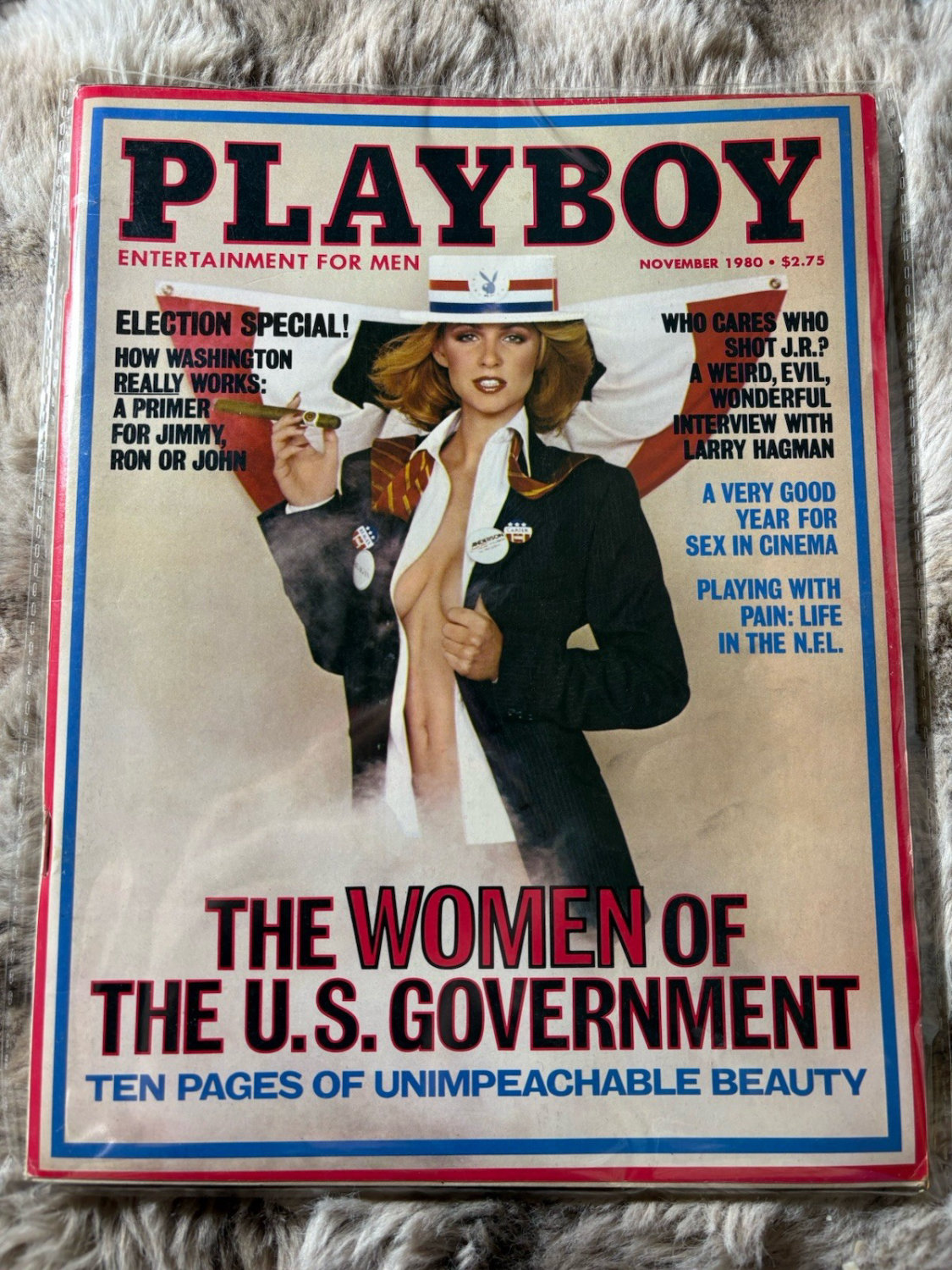 PLAYBOY NOVEMBER 1980 ELECTION SPECIAL W/CENTERFOLD VERY GOOD CONDITION