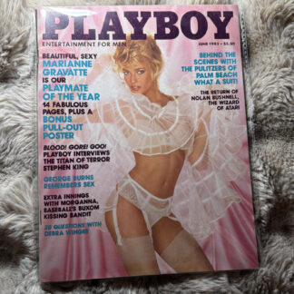 PLAYBOY MAGAZINE - JUNE 1983 ***MARIANNE GRAVATTE PMOY***