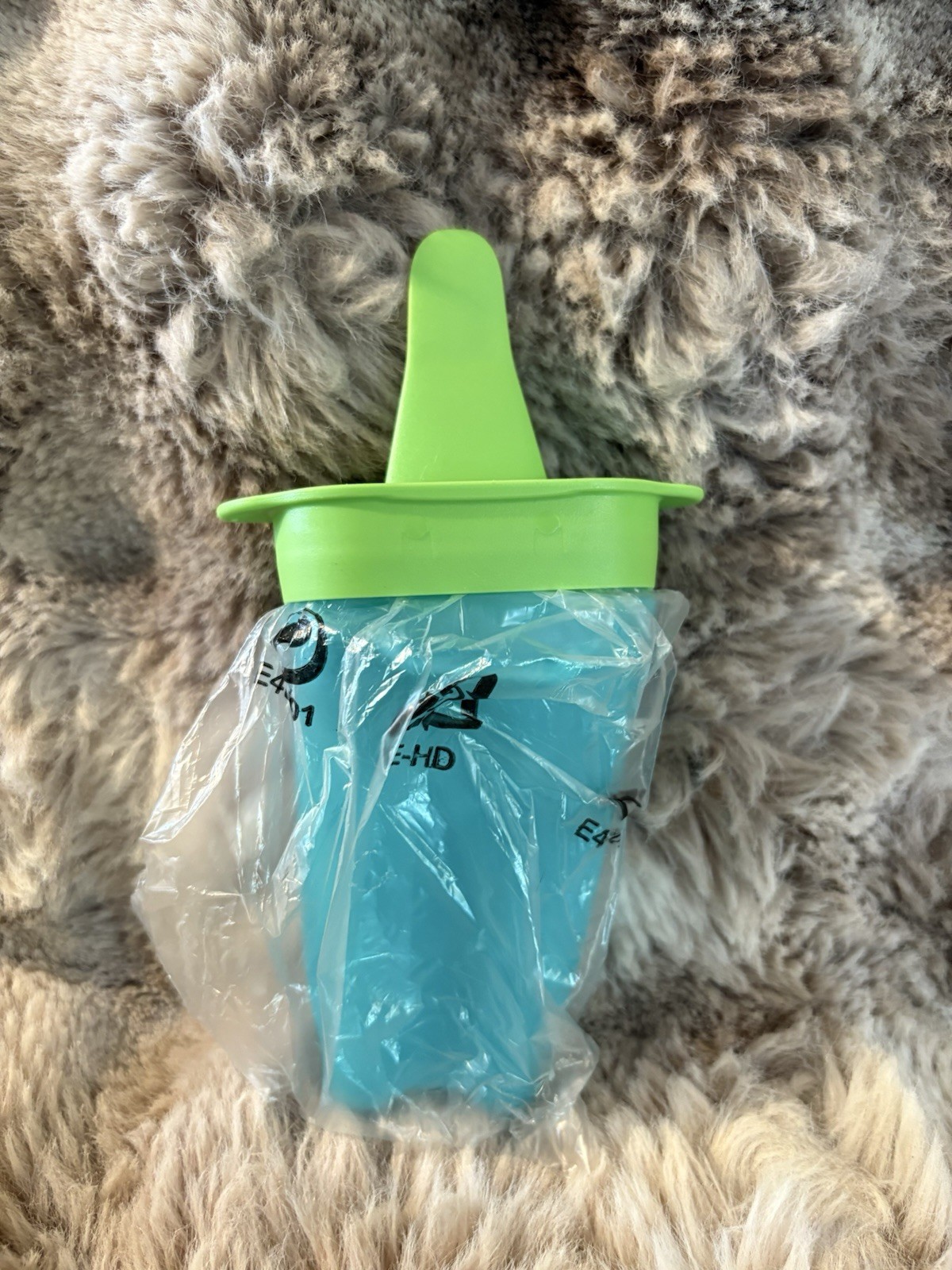 Tupperware Lollitups Popsicle Molds Set of 3 Blue Green Interlocking - Image 4