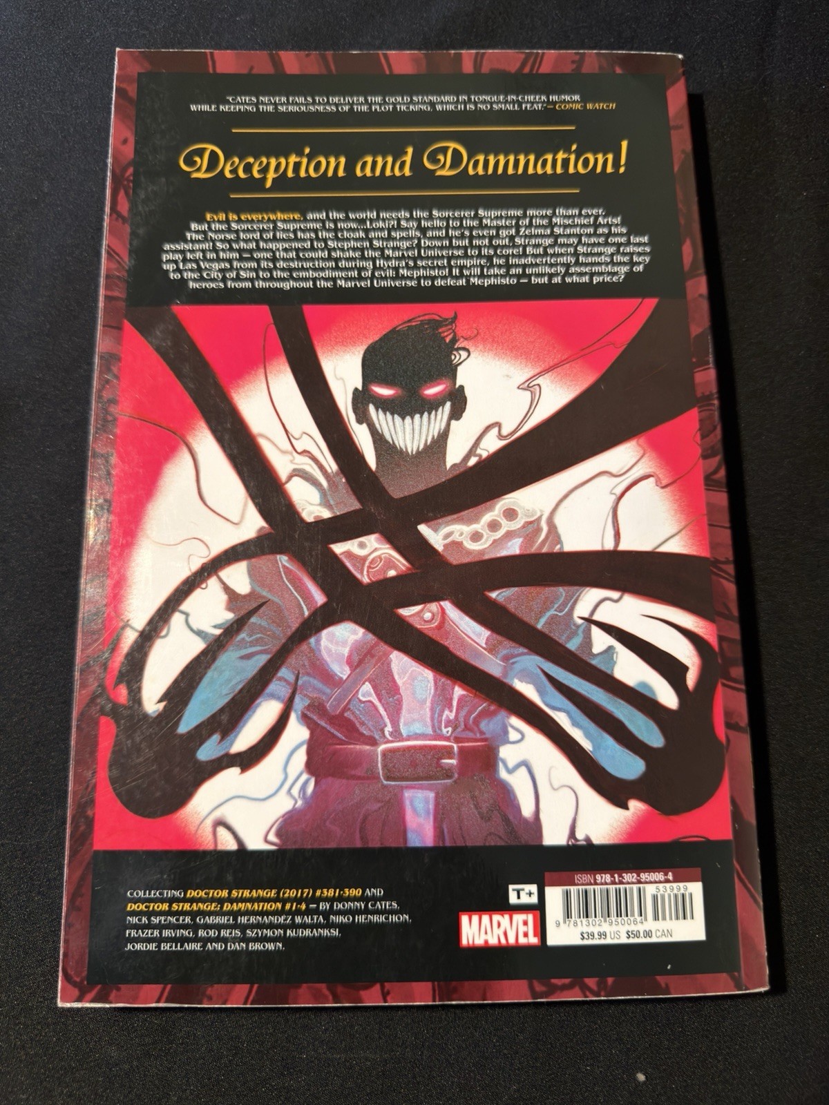 Doctor Strange By Donny Cates Damnation TPB Marvel Graphic Novel Mephisto - Image 2