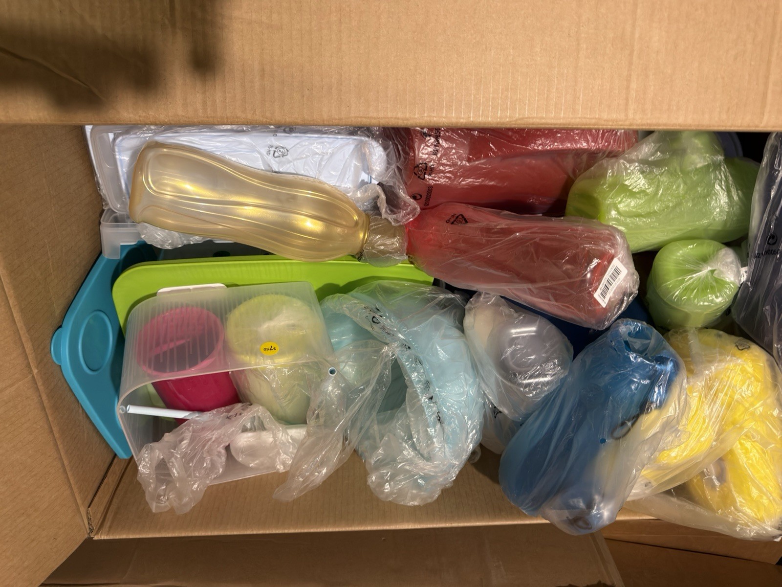 Genuine Tupperware Bulk Lot Mixed Containers & Lids Full Box Resale Wholesale - Image 2