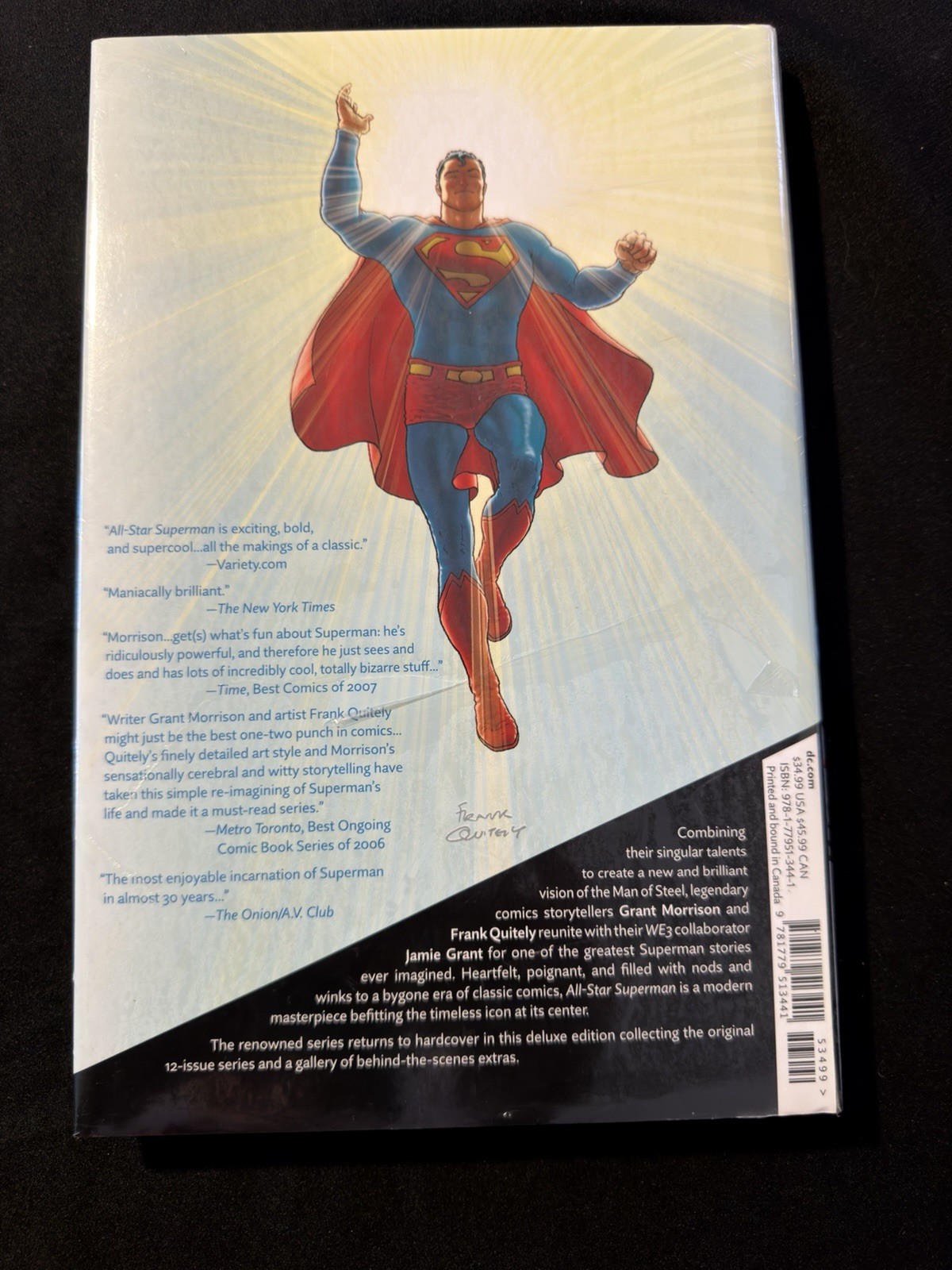 All-Star Superman Deluxe HC Sealed Grant Morrison Frank Quitely DC - Image 2