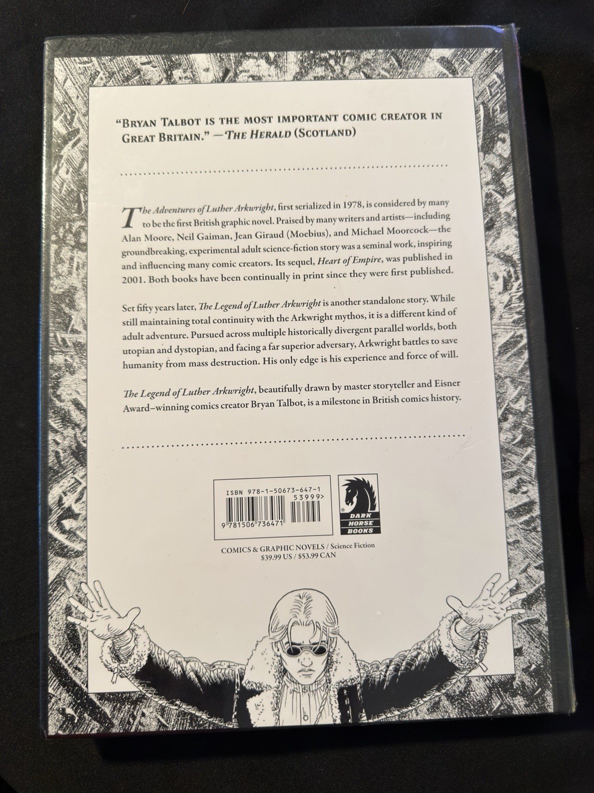 Legend of Luther Arkwright HC Sealed Bryan Talbot Dark Horse - Image 3