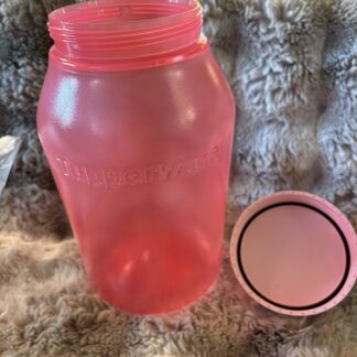 New Tupperware Universal Jar 3L Ember Pink Twist Seal Storage