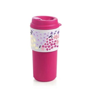 Tupperware Flirty Floral Eco To-Go Cup 16 OZ Pink New