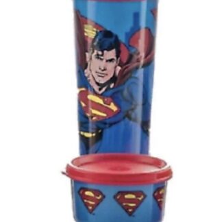 NEW Tupperware Superman Justice League Snack Cup & 16oz Tumbler Set! 🥤✨