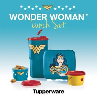 Tupperware Wonder Woman Lunch Set DC Comics New in Package