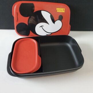 Tupperware Disney Mickey Mouse Slim Lunch Divided Container with Seal New