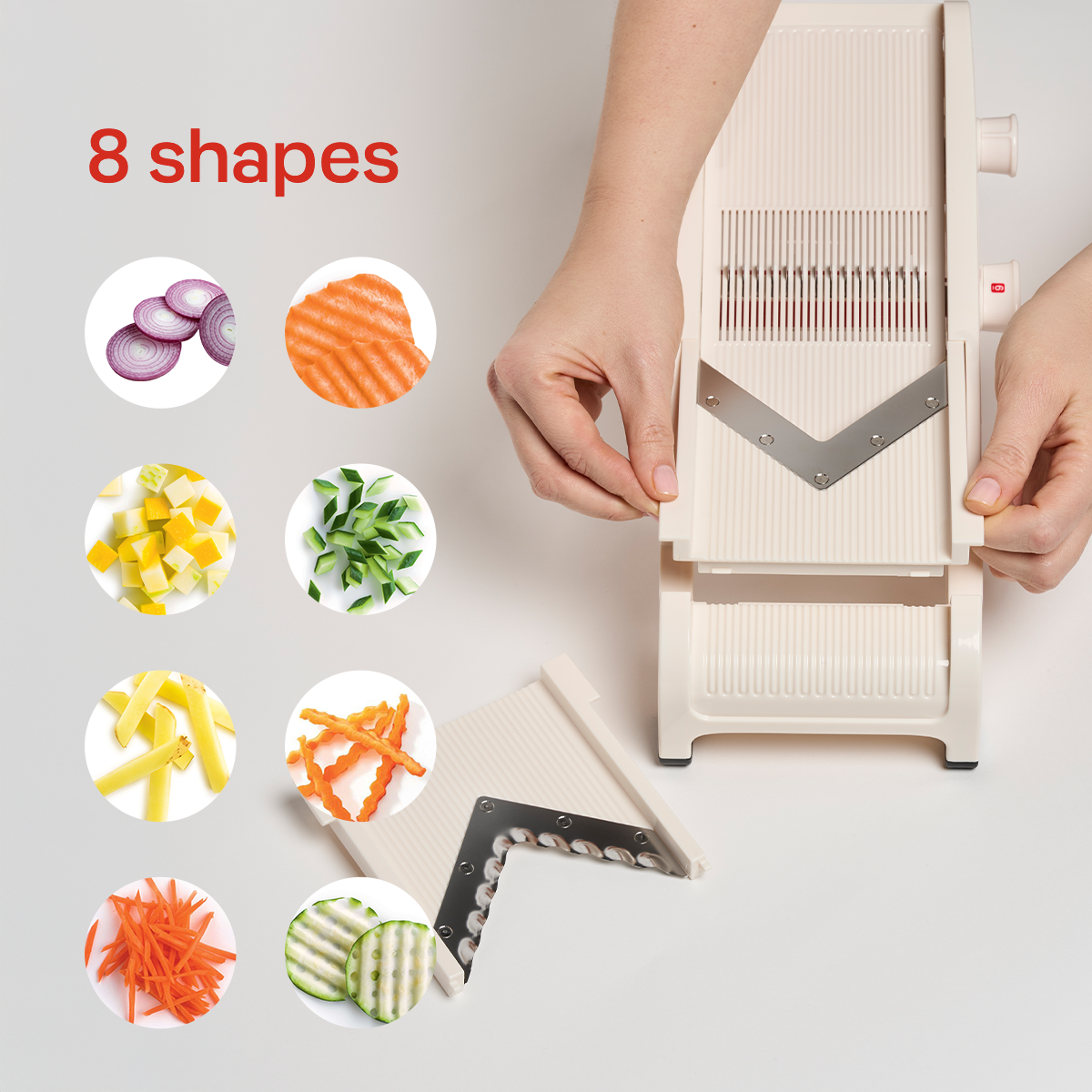 Tupperware® Mandoline | Safe to Use Kitchen Slicer, Multiple Blades - Image 3