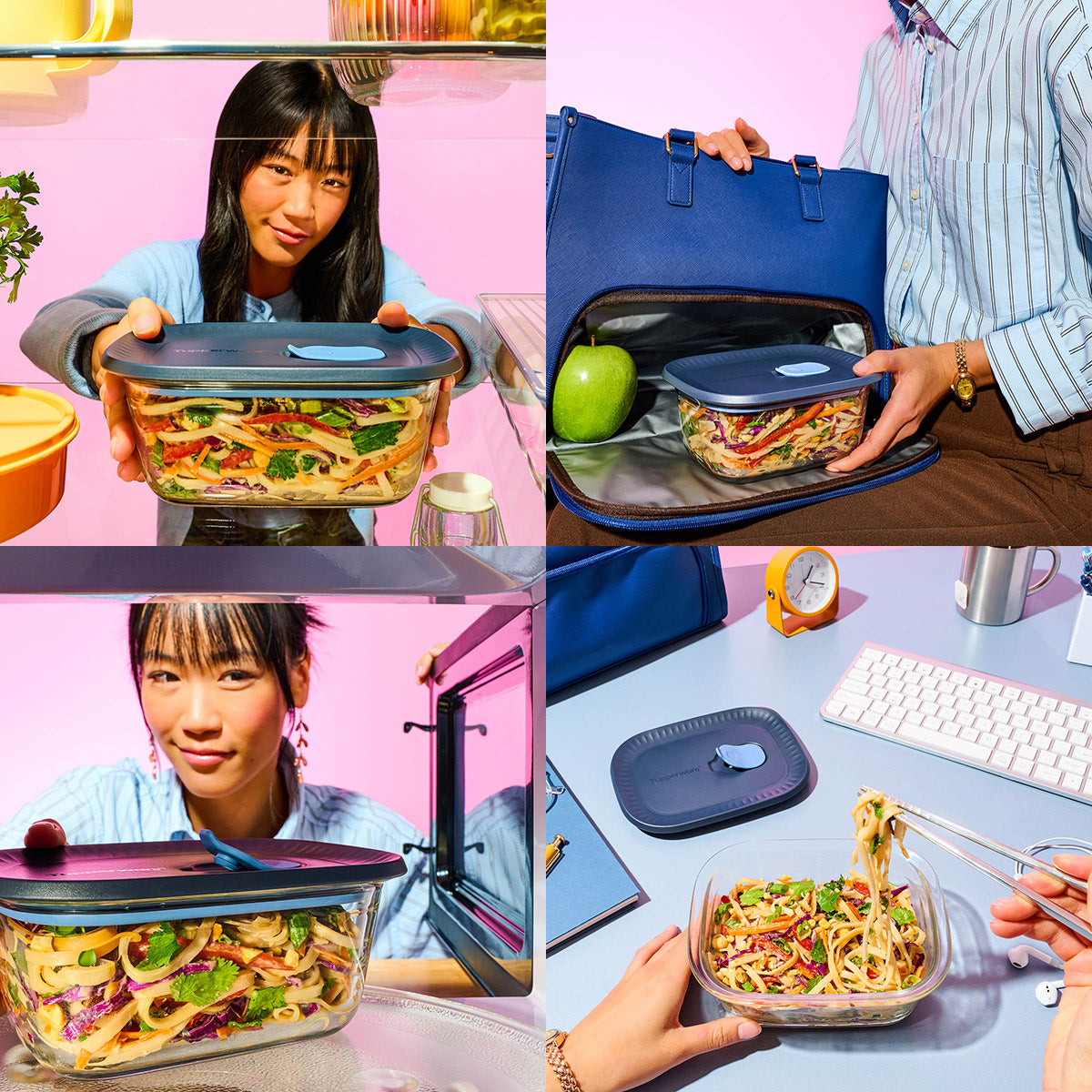 Tupperware Voila™ Glass Food Storage Container | Rectangular Medium - Image 2