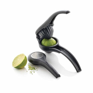 Tupperware® Zest ’N Press® Gadget | Hand-Held Citrus Squeezer & Zester